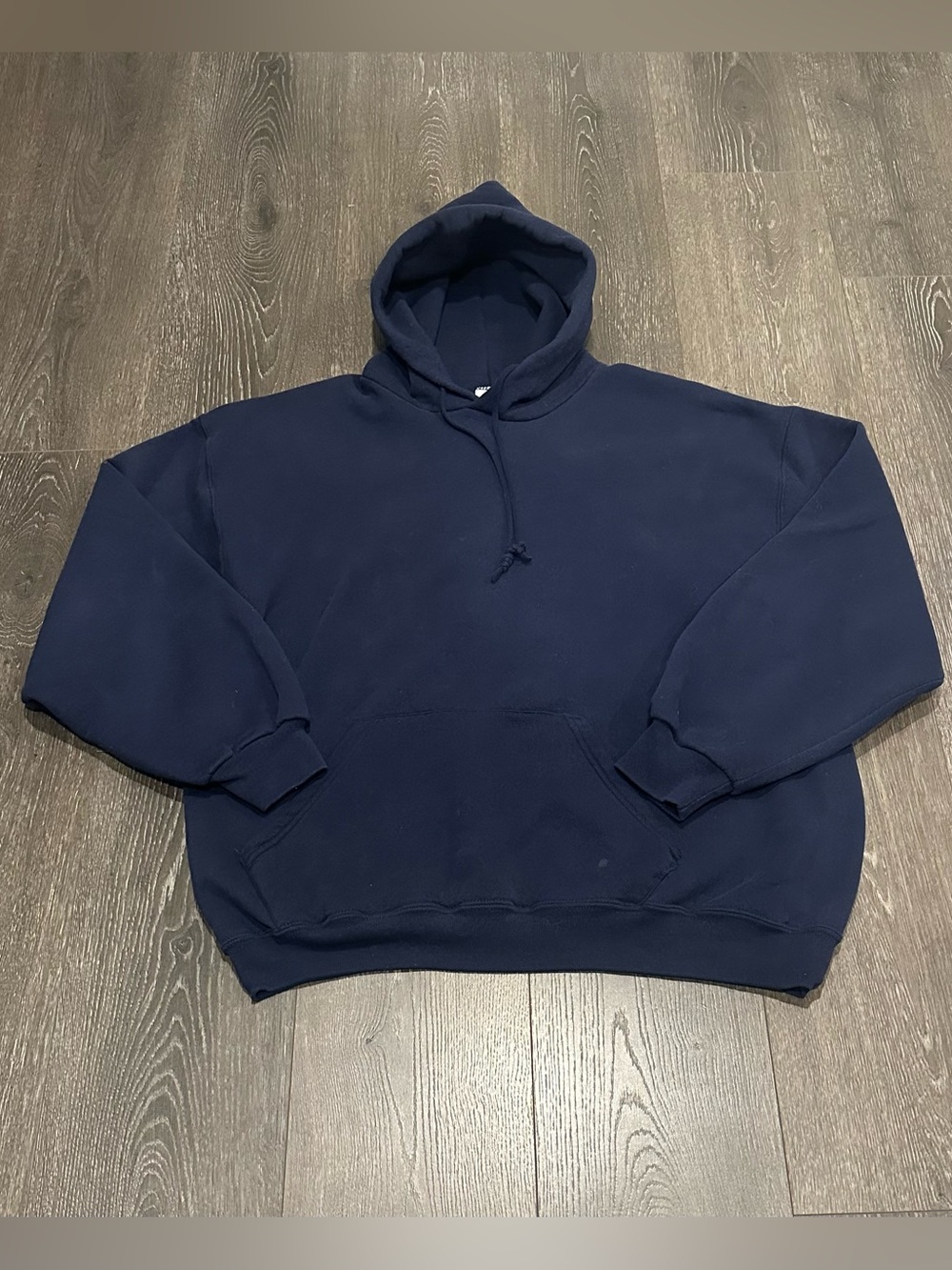 Russell Athletic Navy Pullover Hoodie for Men XLarge